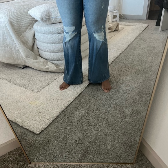 NWT Lane Bryant Body Icon Signature Fit Mid Flare Leg Jeans - Picture 3 of 13